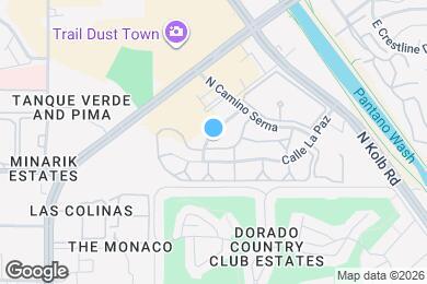 Map image of the property - 6618 East Calle Alegria