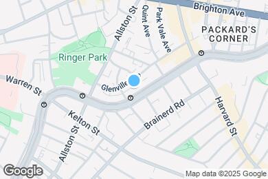 Map image of the property - 1307 Commonwealth Avenue