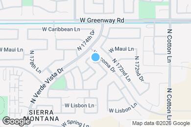 Map image of the property - 15126 N 173rd Dr