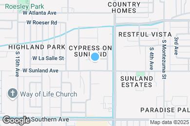 Map image of the property - 823 W Bowker St