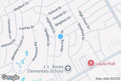 Map image of the property - 1427 New Haven Dr