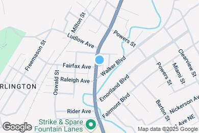 Map image of the property - 3720 N Broadway