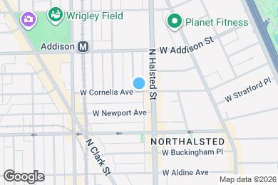 Map image of the property - 817 W Cornelia Ave