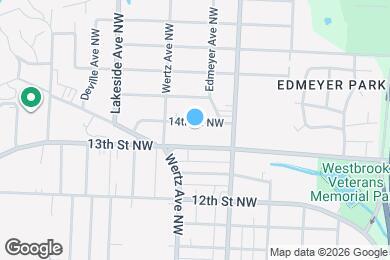 Map image of the property - 2910 14th St NW