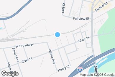 Map image of the property - 12 Baker St