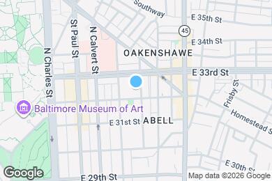 Map image of the property - 3214 Abell Ave