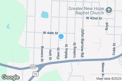Map image of the property - 4421 Elam St