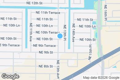 Map image of the property - 927 NE 13th Ave