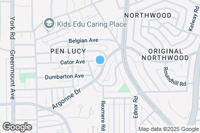 Map image of the property - 928 Argonne Dr