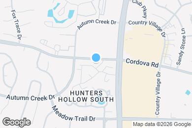 Map image of the property - Cordova Creek Apartments