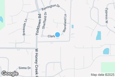 Map image of the property - 1131 Clark Dr