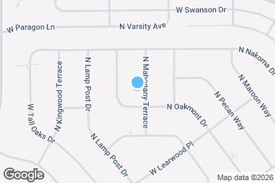 Map image of the property - 5992 N Mahogany Ter