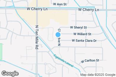 Map image of the property - 1273 N Clara Ave