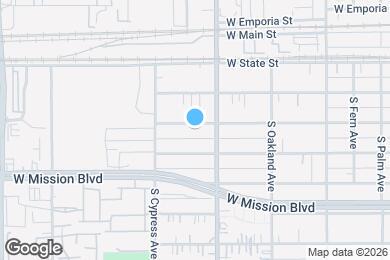 Map image of the property - 725 W Sunkist St