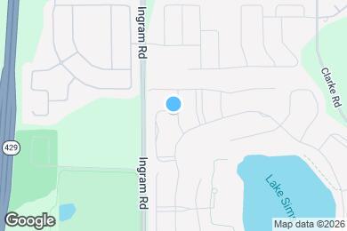 Map image of the property - 2926 Black Birch Dr