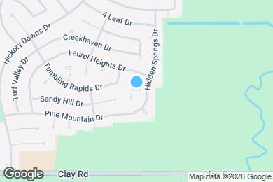 Map image of the property - 4518 Sylvan Glen Dr