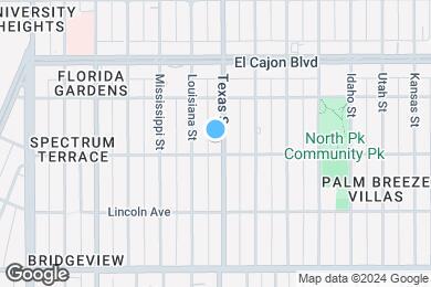 Map image of the property - 4118 Texas St