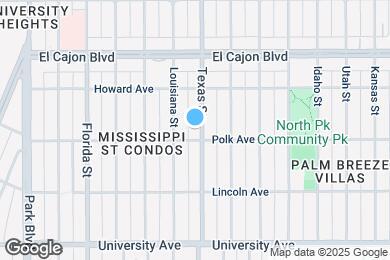 Map image of the property - Texas Street