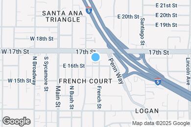 Map image of the property - 315 E 16th St