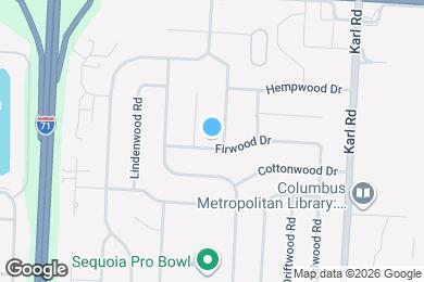 Map image of the property - 1350 Firwood Dr