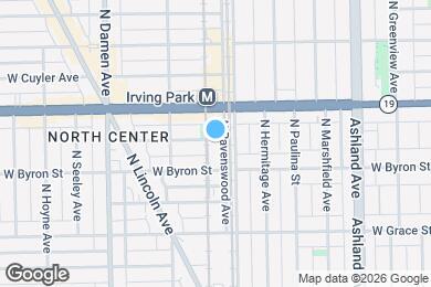 Map image of the property - 1801 W Larchmont Ave