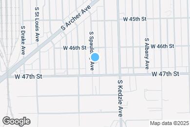 Map image of the property - 4635 S Spaulding Ave