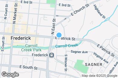 Map image of the property - 318 East Patrick Street