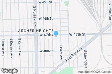 Map image of the property - 3853 W 47th St