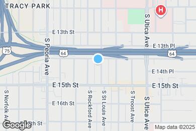 Map image of the property - 1412 S St Louis Ave