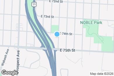 Map image of the property - 7412 Bellefontaine Ave