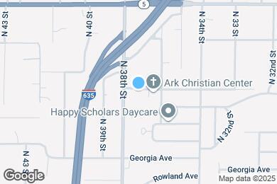 Map image of the property - 3723 Webster Ave