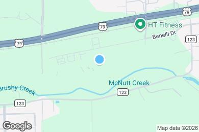 Map image of the property - Redbud Ranch Cabin & RV Resort