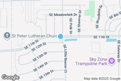 Map image of the property - 809 SE 12th St