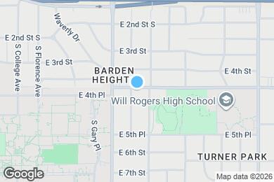 Map image of the property - 3408 E 4th Pl