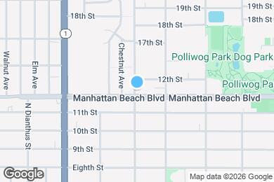 Map image of the property - 1301 Manhattan Beach Blvd