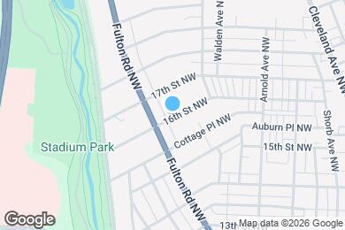 Map image of the property - 1437 16th St NW