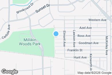 Map image of the property - 1395 Ross Ave