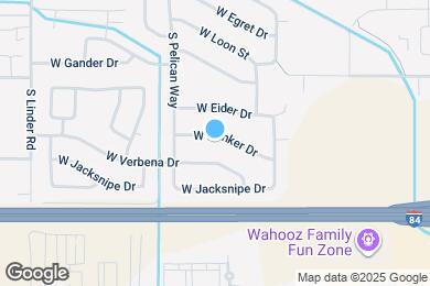Map image of the property - 1029 W Honker Dr