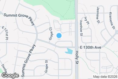 Map image of the property - 5525 E 130th Dr