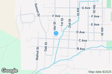 Map image of the property - 301 1/2 Cedar St