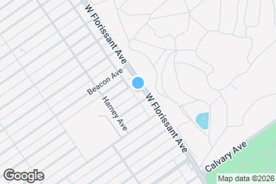 Map image of the property - 5446 W Florissant Ave