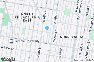 Map image of the property - 2107 N Fairhill St