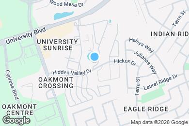 Map image of the property - 1100 Hidden Valley Dr