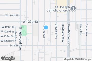 Map image of the property - 12128 Ramona Ave
