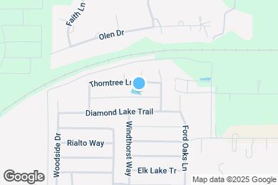 Map image of the property - 1821 Trego Dr