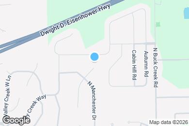 Map image of the property - 1512 N Hampton Ct