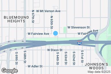 Map image of the property - 6403 W Fairview Ave