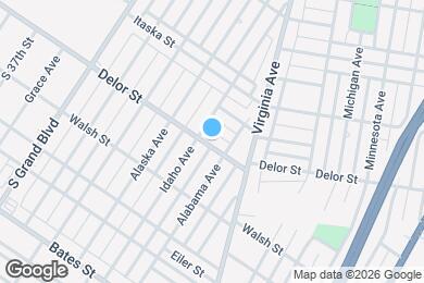 Map image of the property - 3343 Delor St