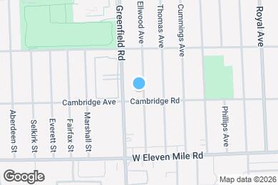 Map image of the property - 2043 Ellwood Ave