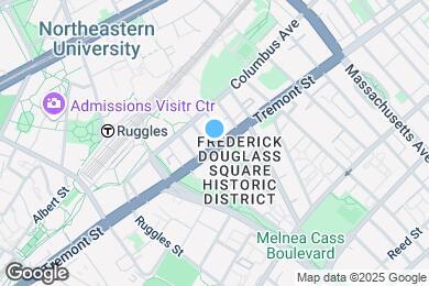 Map image of the property - 1027 Tremont St